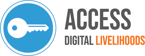 Access logo with graphic of a key